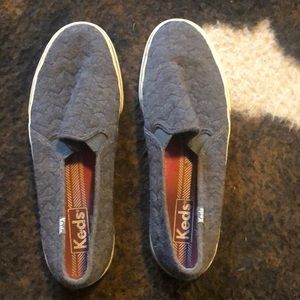 Keds quilted slip on sneakers